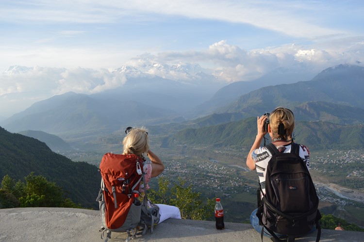 Sarangkot uitzichtpunt, Nepal